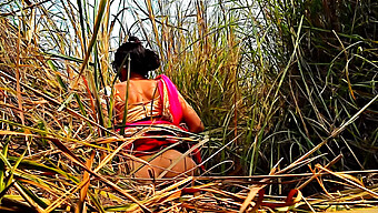 Indian Housewife Gets Fucked In The Jungle